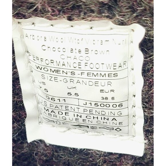 Chaco Arbora Wool Nuri Winter Boot - Size 7.5 - Picture 7 of 8